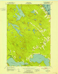 Red Beach Maine Historical topographic map, 1:24000 scale, 7.5 X 7.5 Minute, Year 1949