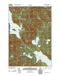 Richardson Pond Maine Historical topographic map, 1:24000 scale, 7.5 X 7.5 Minute, Year 2011