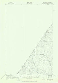 Rocky Brook Maine Historical topographic map, 1:62500 scale, 15 X 15 Minute, Year 1955