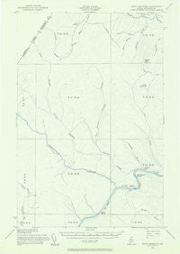 Rocky Mountain Maine Historical topographic map, 1:62500 scale, 15 X 15 Minute, Year 1955