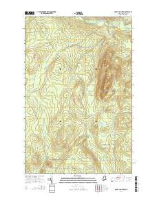 Rocky Mountain Maine Current topographic map, 1:24000 scale, 7.5 X 7.5 Minute, Year 2014