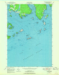 Roque Bluffs Maine Historical topographic map, 1:24000 scale, 7.5 X 7.5 Minute, Year 1948