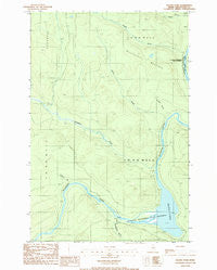 Round Pond Maine Historical topographic map, 1:24000 scale, 7.5 X 7.5 Minute, Year 1986