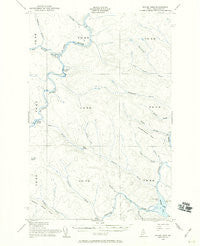 Round Pond Maine Historical topographic map, 1:62500 scale, 15 X 15 Minute, Year 1955