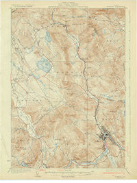 Rumford Maine Historical topographic map, 1:62500 scale, 15 X 15 Minute, Year 1930