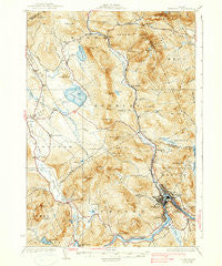 Rumford Maine Historical topographic map, 1:62500 scale, 15 X 15 Minute, Year 1930