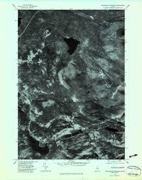 Saddleback Mountain Maine Historical topographic map, 1:24000 scale, 7.5 X 7.5 Minute, Year 1977