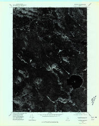 Saponac SE Maine Historical topographic map, 1:24000 scale, 7.5 X 7.5 Minute, Year 1975