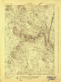 Saponac Maine Historical topographic map, 1:48000 scale, 15 X 15 Minute, Year 1931