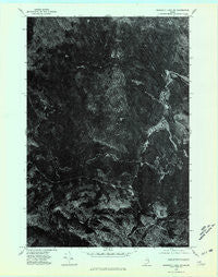 Scraggly Lake NW Maine Historical topographic map, 1:24000 scale, 7.5 X 7.5 Minute, Year 1975