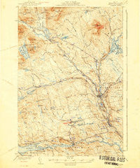 Sebec Maine Historical topographic map, 1:62500 scale, 15 X 15 Minute, Year 1943