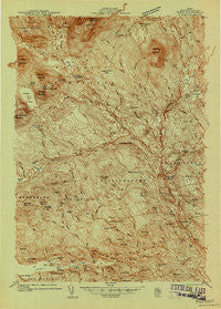 Sebec Maine Historical topographic map, 1:48000 scale, 15 X 15 Minute, Year 1940