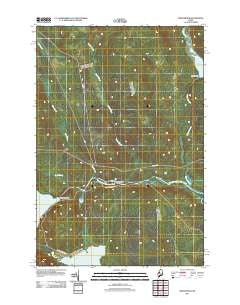 Seboomook Maine Historical topographic map, 1:24000 scale, 7.5 X 7.5 Minute, Year 2011