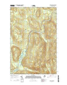 Seven Islands Maine Current topographic map, 1:24000 scale, 7.5 X 7.5 Minute, Year 2014