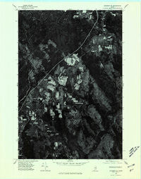 Sherman NE Maine Historical topographic map, 1:24000 scale, 7.5 X 7.5 Minute, Year 1975