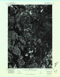Sherman NW Maine Historical topographic map, 1:24000 scale, 7.5 X 7.5 Minute, Year 1975