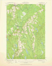 Sherman Maine Historical topographic map, 1:62500 scale, 15 X 15 Minute, Year 1940