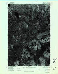 Shin Pond NE Maine Historical topographic map, 1:24000 scale, 7.5 X 7.5 Minute, Year 1975