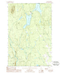 Shin Pond Maine Historical topographic map, 1:24000 scale, 7.5 X 7.5 Minute, Year 1986