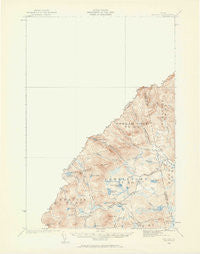 Skinner Maine Historical topographic map, 1:62500 scale, 15 X 15 Minute, Year 1928