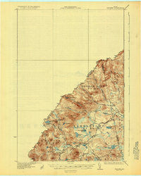 Skinner Maine Historical topographic map, 1:62500 scale, 15 X 15 Minute, Year 1931
