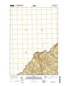 Skinner NE Maine Current topographic map, 1:24000 scale, 7.5 X 7.5 Minute, Year 2014