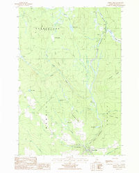 Smyrna Mills Maine Historical topographic map, 1:24000 scale, 7.5 X 7.5 Minute, Year 1986