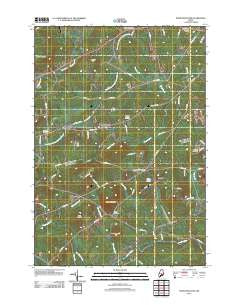 Snow Mountain Maine Historical topographic map, 1:24000 scale, 7.5 X 7.5 Minute, Year 2011