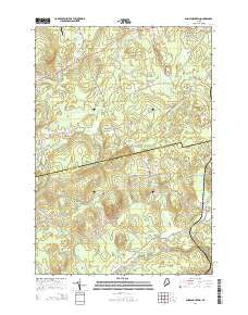 Snow Mountain Maine Current topographic map, 1:24000 scale, 7.5 X 7.5 Minute, Year 2014