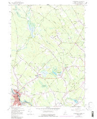 Somersworth New Hampshire Historical topographic map, 1:24000 scale, 7.5 X 7.5 Minute, Year 1958