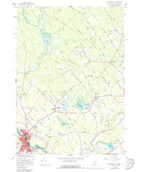 Somersworth New Hampshire Historical topographic map, 1:24000 scale, 7.5 X 7.5 Minute, Year 1958