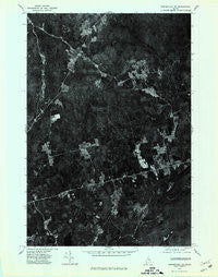 Springfield NE Maine Historical topographic map, 1:24000 scale, 7.5 X 7.5 Minute, Year 1975