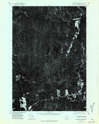 Springfield NW Maine Historical topographic map, 1:24000 scale, 7.5 X 7.5 Minute, Year 1975