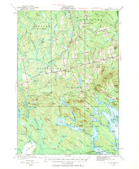 Springfield Maine Historical topographic map, 1:62500 scale, 15 X 15 Minute, Year 1931