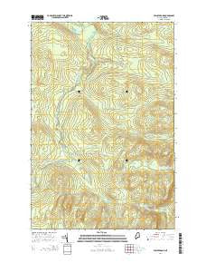 Spruce Brook Maine Current topographic map, 1:24000 scale, 7.5 X 7.5 Minute, Year 2014