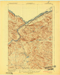 St Francis Maine Historical topographic map, 1:62500 scale, 15 X 15 Minute, Year 1933
