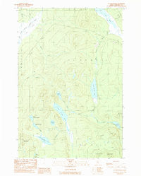 St. John Ponds Maine Historical topographic map, 1:24000 scale, 7.5 X 7.5 Minute, Year 1989