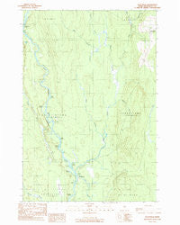 Stacyville Maine Historical topographic map, 1:24000 scale, 7.5 X 7.5 Minute, Year 1989