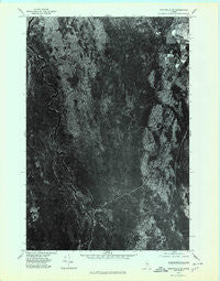 Stacyville SE Maine Historical topographic map, 1:24000 scale, 7.5 X 7.5 Minute, Year 1975