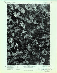 Stetson NE Maine Historical topographic map, 1:24000 scale, 7.5 X 7.5 Minute, Year 1975