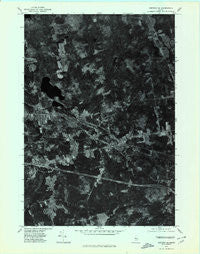 Stetson SE Maine Historical topographic map, 1:24000 scale, 7.5 X 7.5 Minute, Year 1976