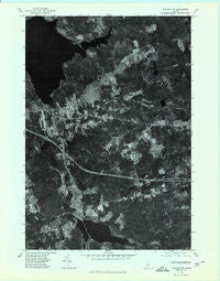 Stetson SW Maine Historical topographic map, 1:24000 scale, 7.5 X 7.5 Minute, Year 1975