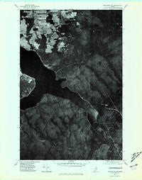 Stockholm NW Maine Historical topographic map, 1:24000 scale, 7.5 X 7.5 Minute, Year 1975