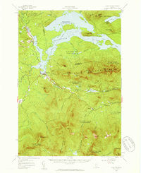 Stratton Maine Historical topographic map, 1:62500 scale, 15 X 15 Minute, Year 1956