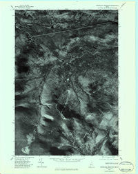 Sugarloaf Mountain Maine Historical topographic map, 1:24000 scale, 7.5 X 7.5 Minute, Year 1977