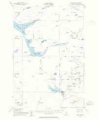 Telos Lake Maine Historical topographic map, 1:62500 scale, 15 X 15 Minute, Year 1953