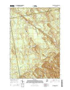 The Horseback Maine Current topographic map, 1:24000 scale, 7.5 X 7.5 Minute, Year 2014