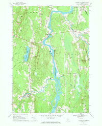 Turner Center Maine Historical topographic map, 1:24000 scale, 7.5 X 7.5 Minute, Year 1967