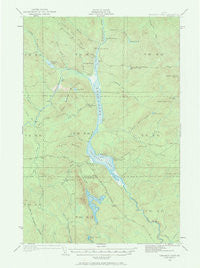 Umsaskis Lake Maine Historical topographic map, 1:62500 scale, 15 X 15 Minute, Year 1932