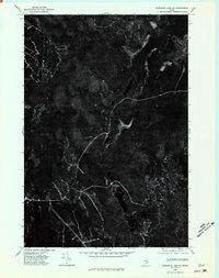 Wabassus Lake SE Maine Historical topographic map, 1:24000 scale, 7.5 X 7.5 Minute, Year 1975